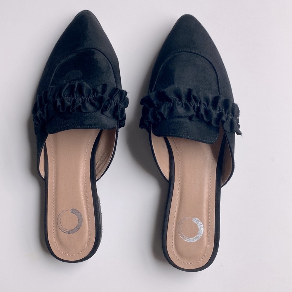 Suede slip on mule - Picture 3 of 6
